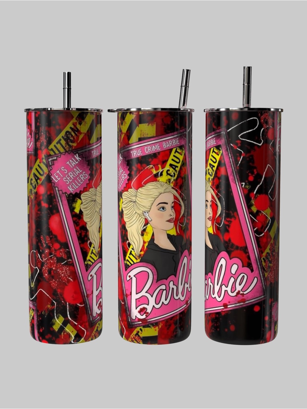 True Crime Barbie Cute Spooky 20oz Tumbler